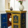 Blue Floral Side Cabinet (5)