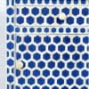 Midnight Blue Hexagon inlay cupboard (4)