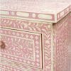 Pink Bone Inlay Chest of Drawers (3)