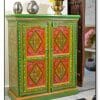 Red and Green Mandala Side Cabinet (5)