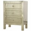White Metal Bedside Chest 2