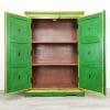 Yellow-and-Green-6-panel-cupboard-open