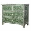 Green Mother of Pearl Chest of Drawers 1