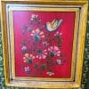 Red Bird Bow Fronted Cupboard (4)