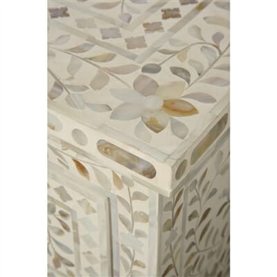 White Mother of Pearl Chest of Drawers | Iris Furnishing