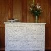 White Mother of Pearl Chest of Drawers 4