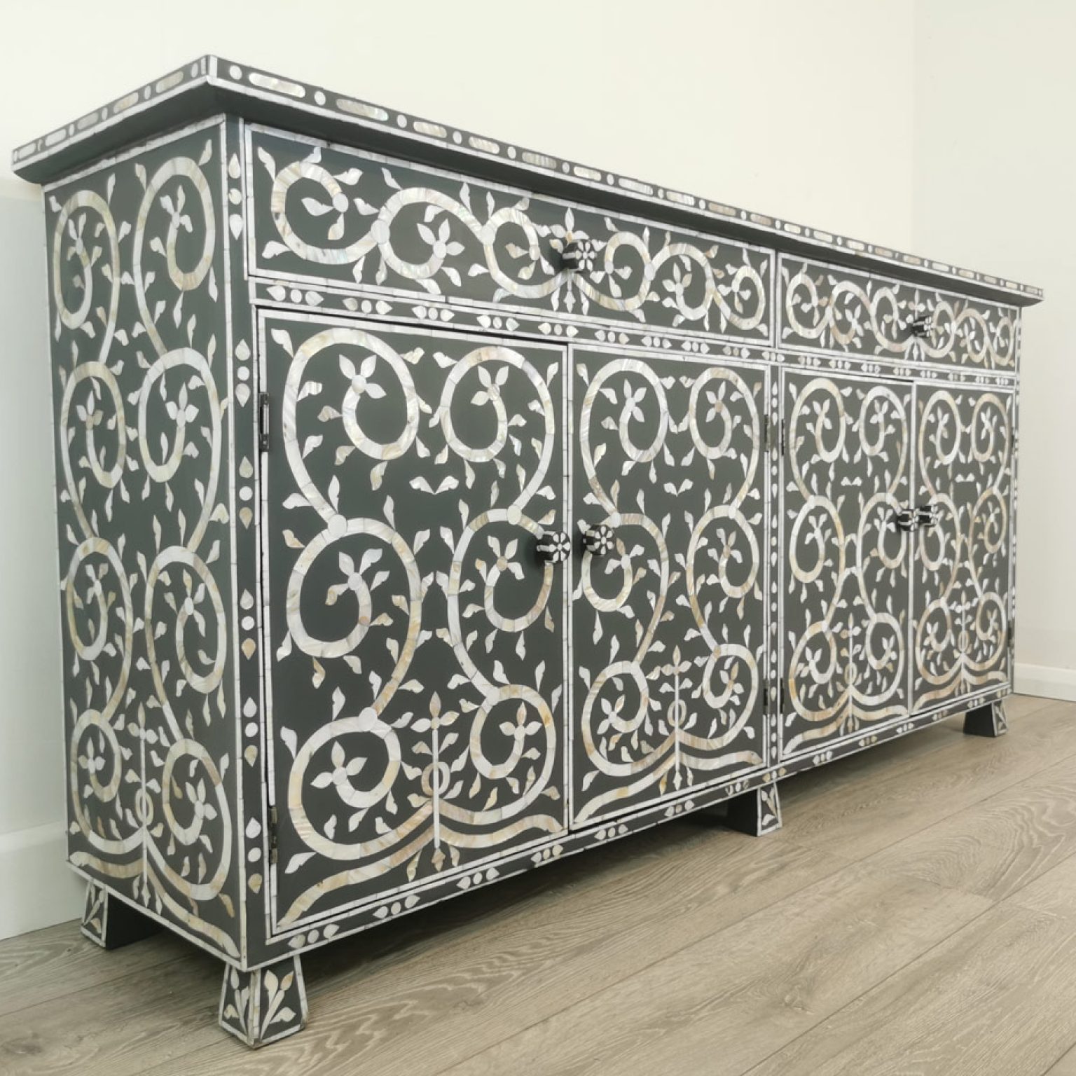 Mother of Pearl Inlay 4 - Iris Furnishing