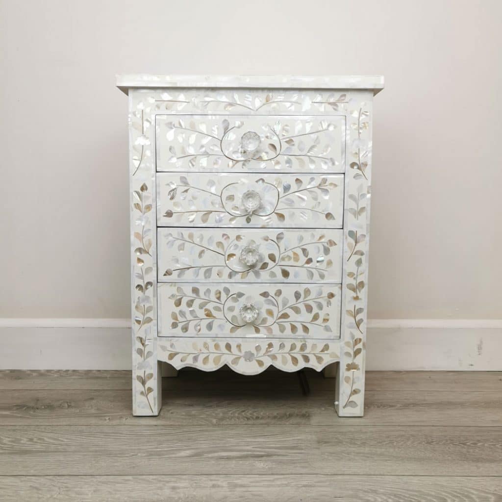 Deals mother of pearl side table